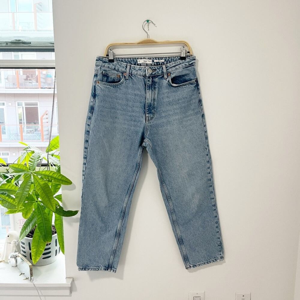 Mango MNG Relaxed Fit Mom Jeans Size 10
